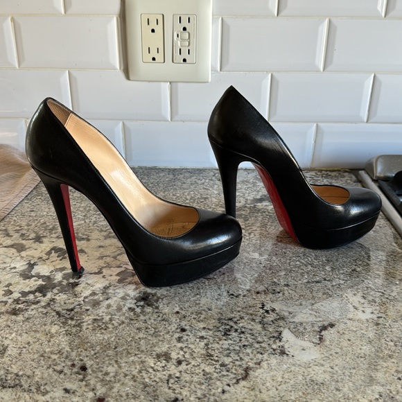 Christian Louboutin BIANCA 140 黒 38 Christian Louboutin Black Bianca 140 KID Size 38